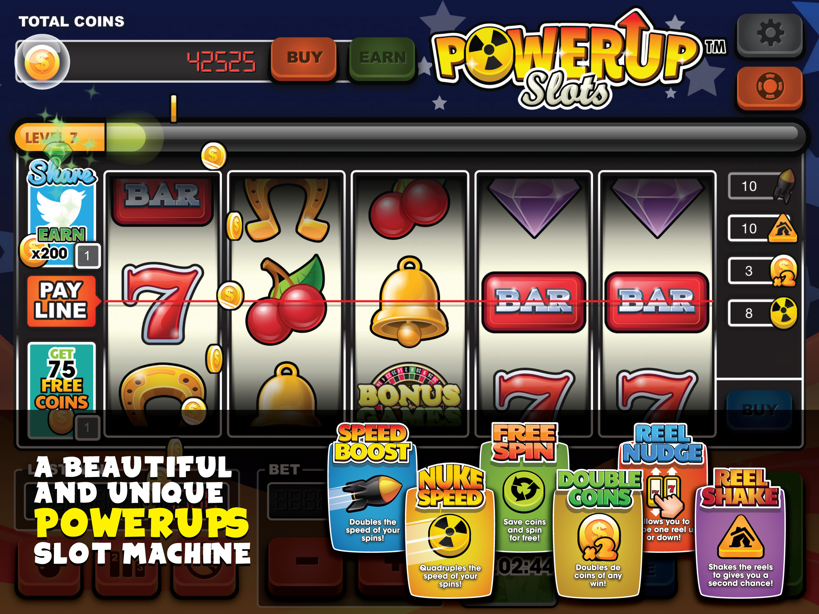 POWERUP SLOTS - SCREENSHOTS v2.0