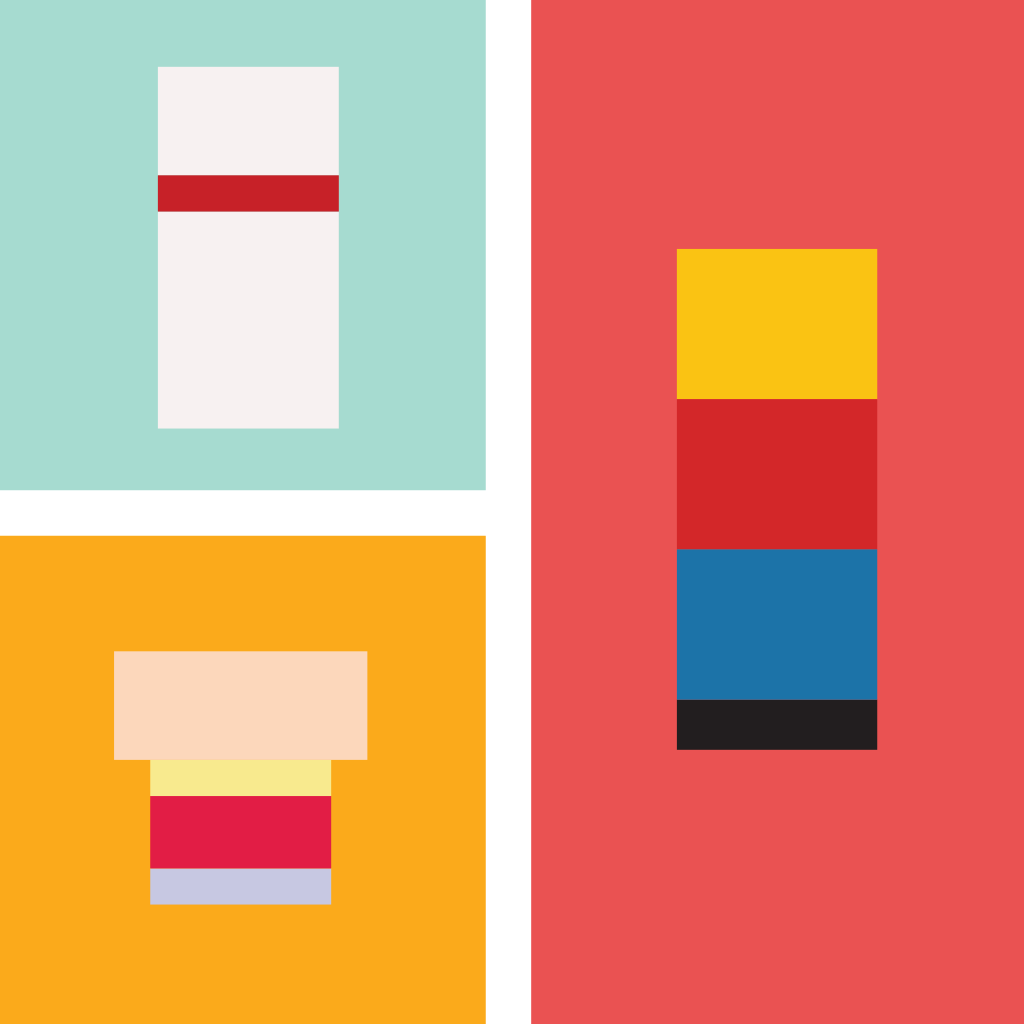 Can you guess the TV shows and films just by looking at these colored blocks  in this fiendishly tricky quiz?